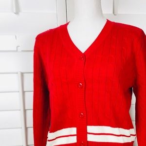 Vintage Liz Claiborne Tennis Sweater, Size M